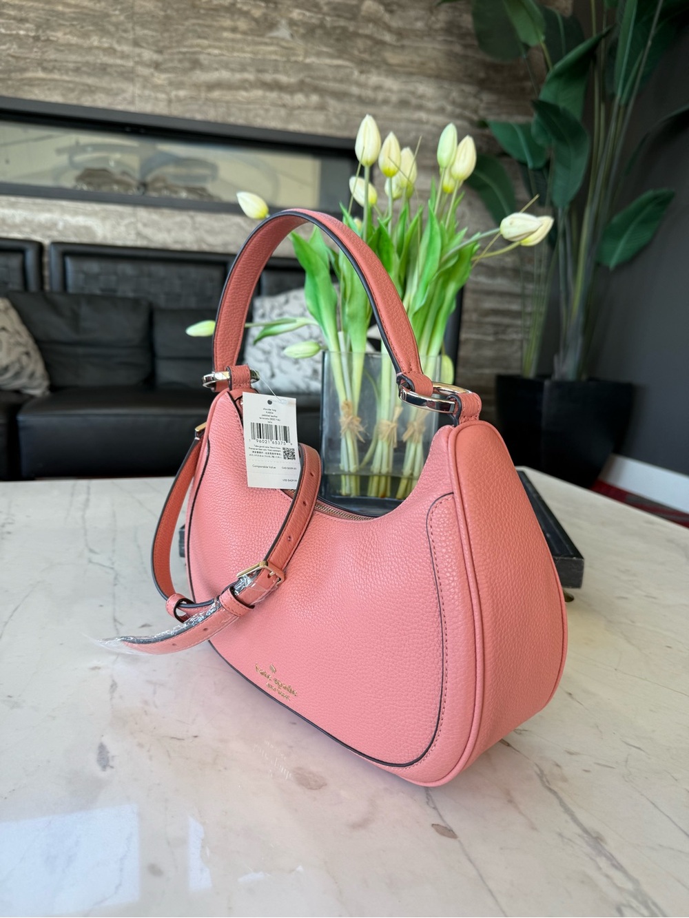 New Kate Spade Leila Pebbled Leather Shoulder Bag - Picture 5 of 16